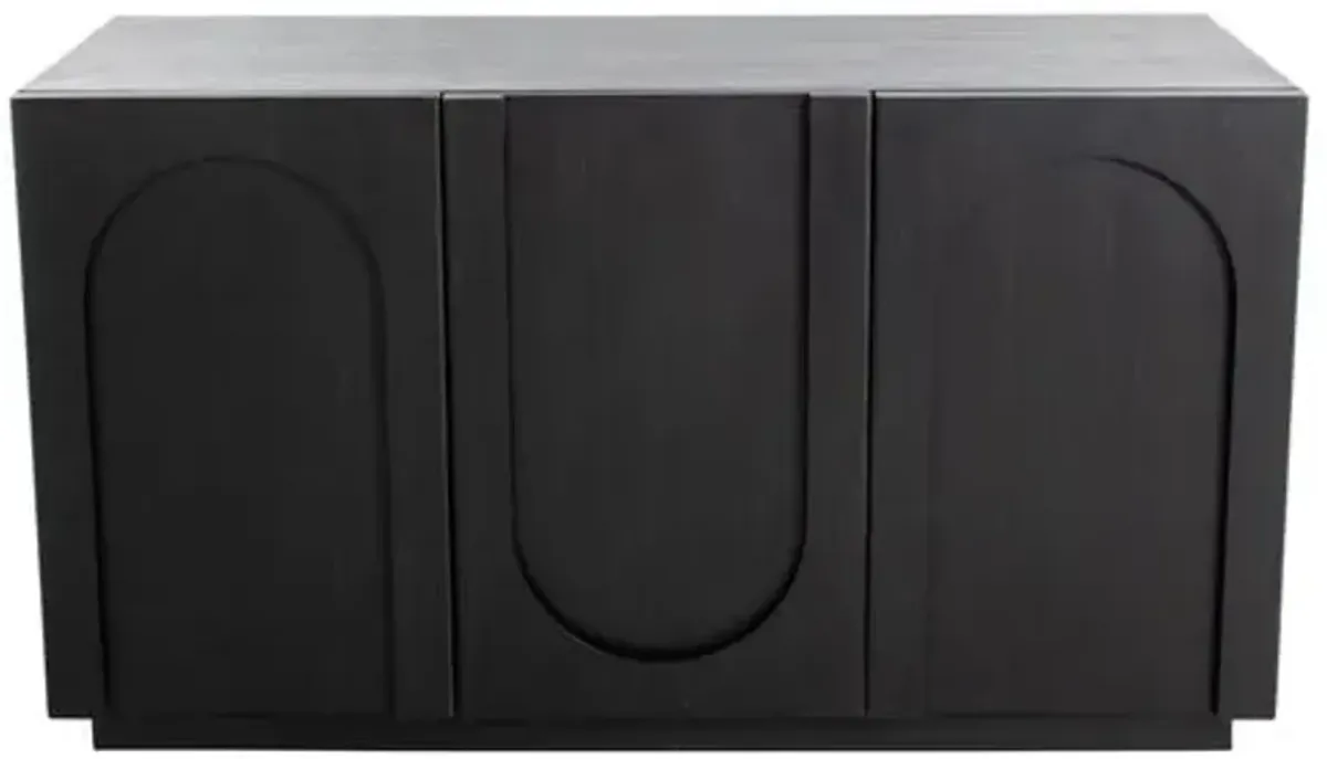 Natalia Cabinet - Ebonized Brown - Gabby - Black