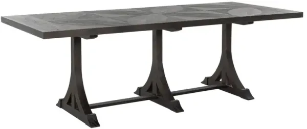 Adams 94" Dining Table - Cerused Forest Black - Gabby - Handcrafted
