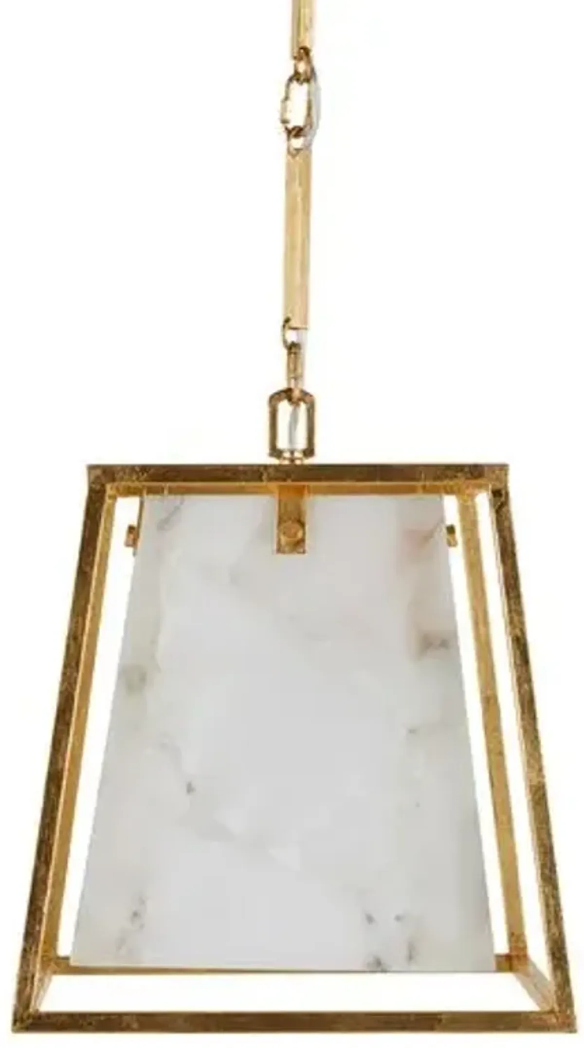 Stacey Alabaster Pendant - Gilded Gold - Gabby