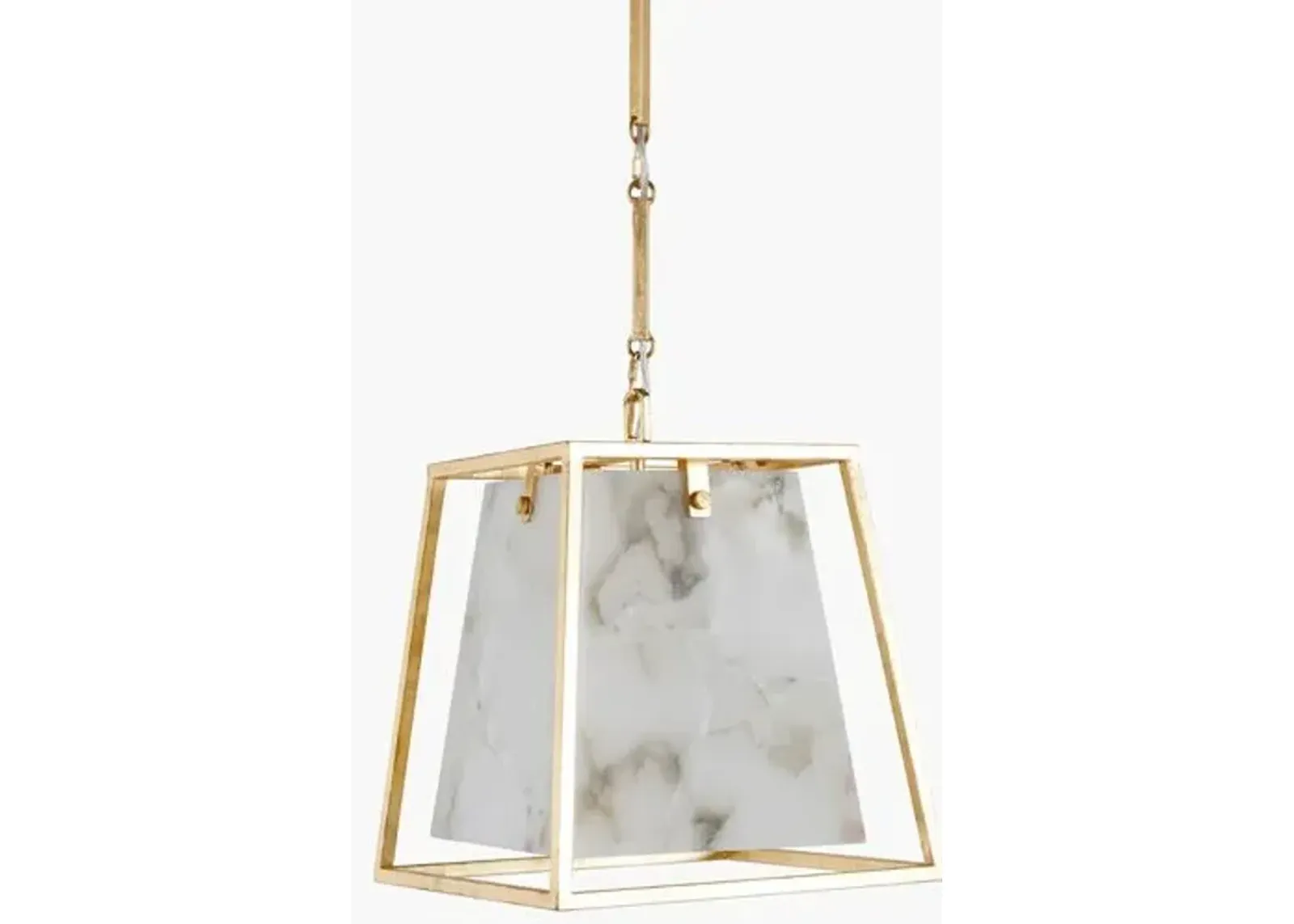 Stacey Alabaster Pendant - Gilded Gold - Gabby