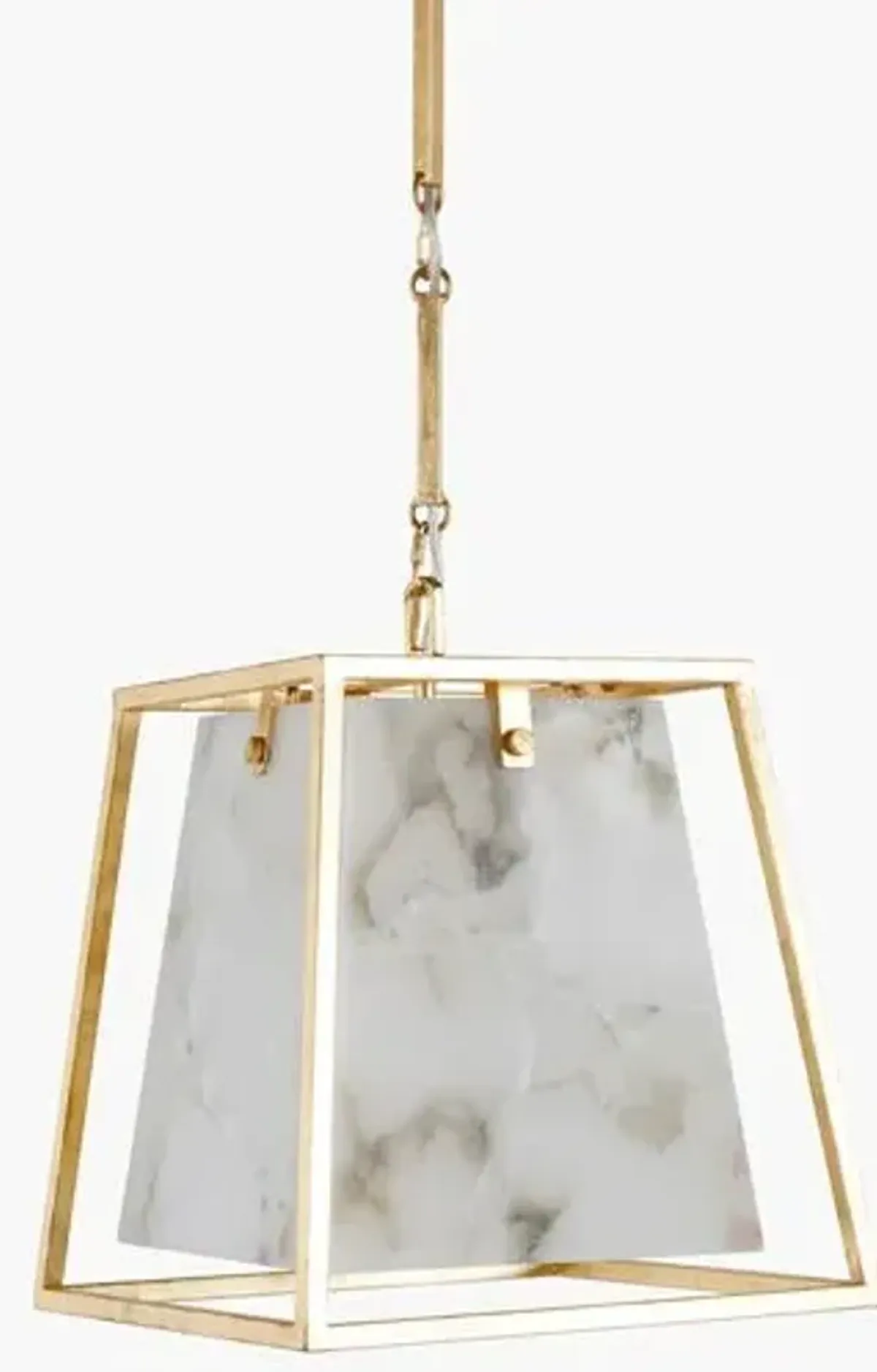 Stacey Alabaster Pendant - Gilded Gold - Gabby