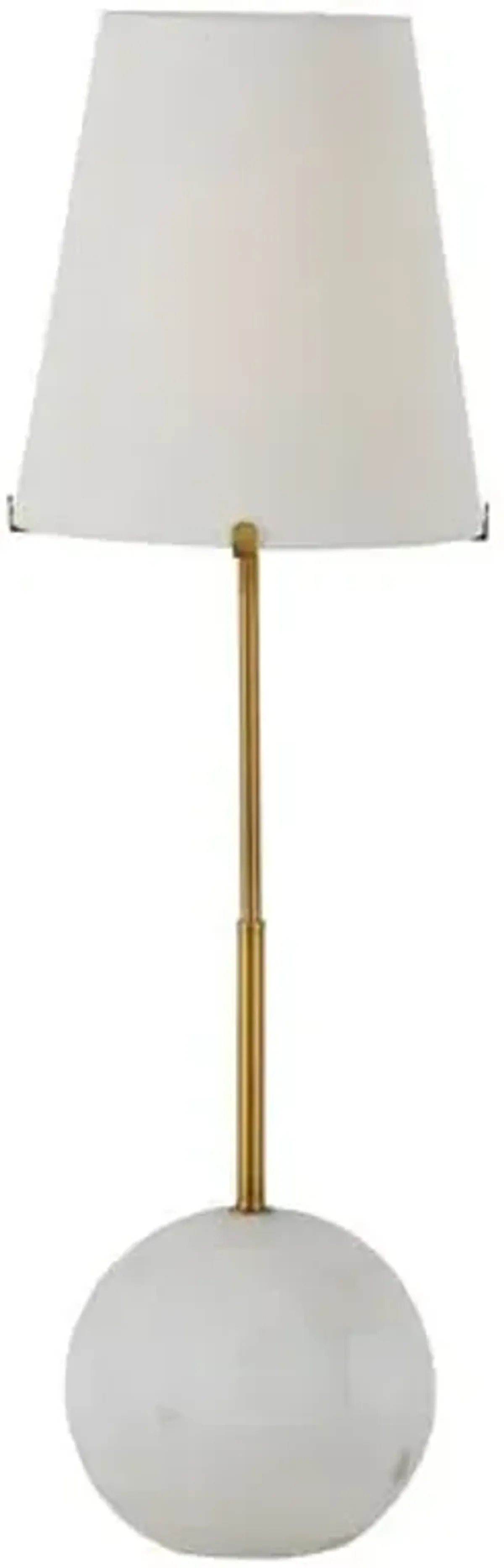 Janie Alabaster Table Lamp - Antique Gold - Gabby