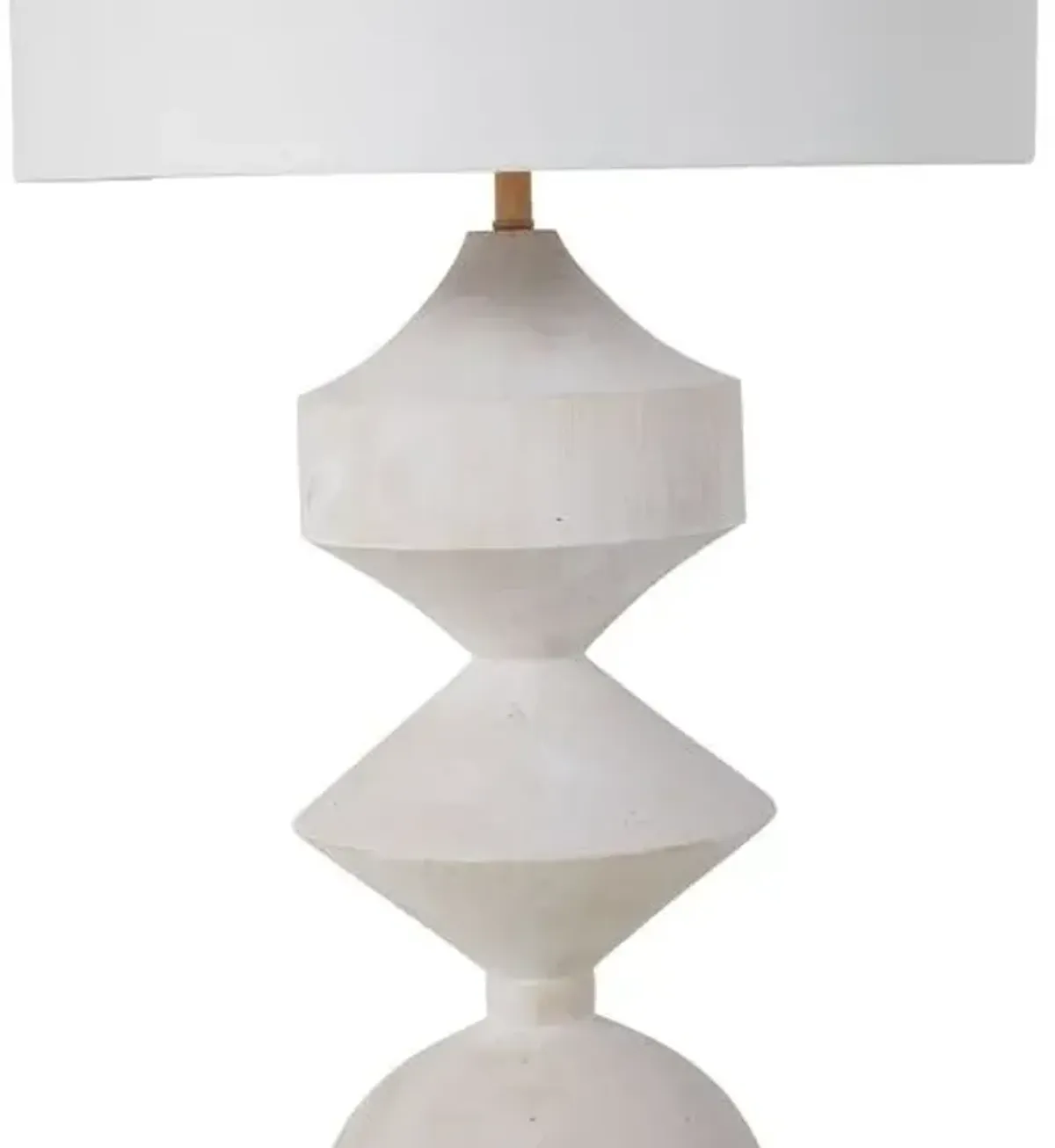 Maddox Table Lamp - Plaster White - Gabby