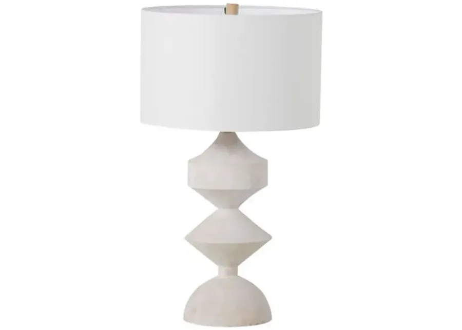 Maddox Table Lamp - Plaster White - Gabby