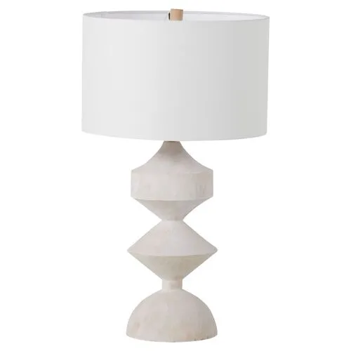 Maddox Table Lamp - Plaster White - Gabby