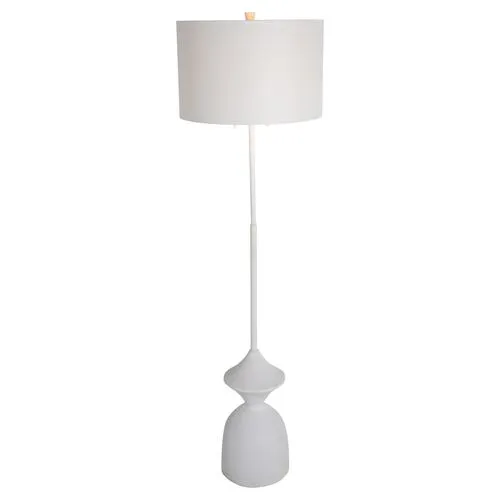 Charta Floor Lamp - Plaster White - Gabby