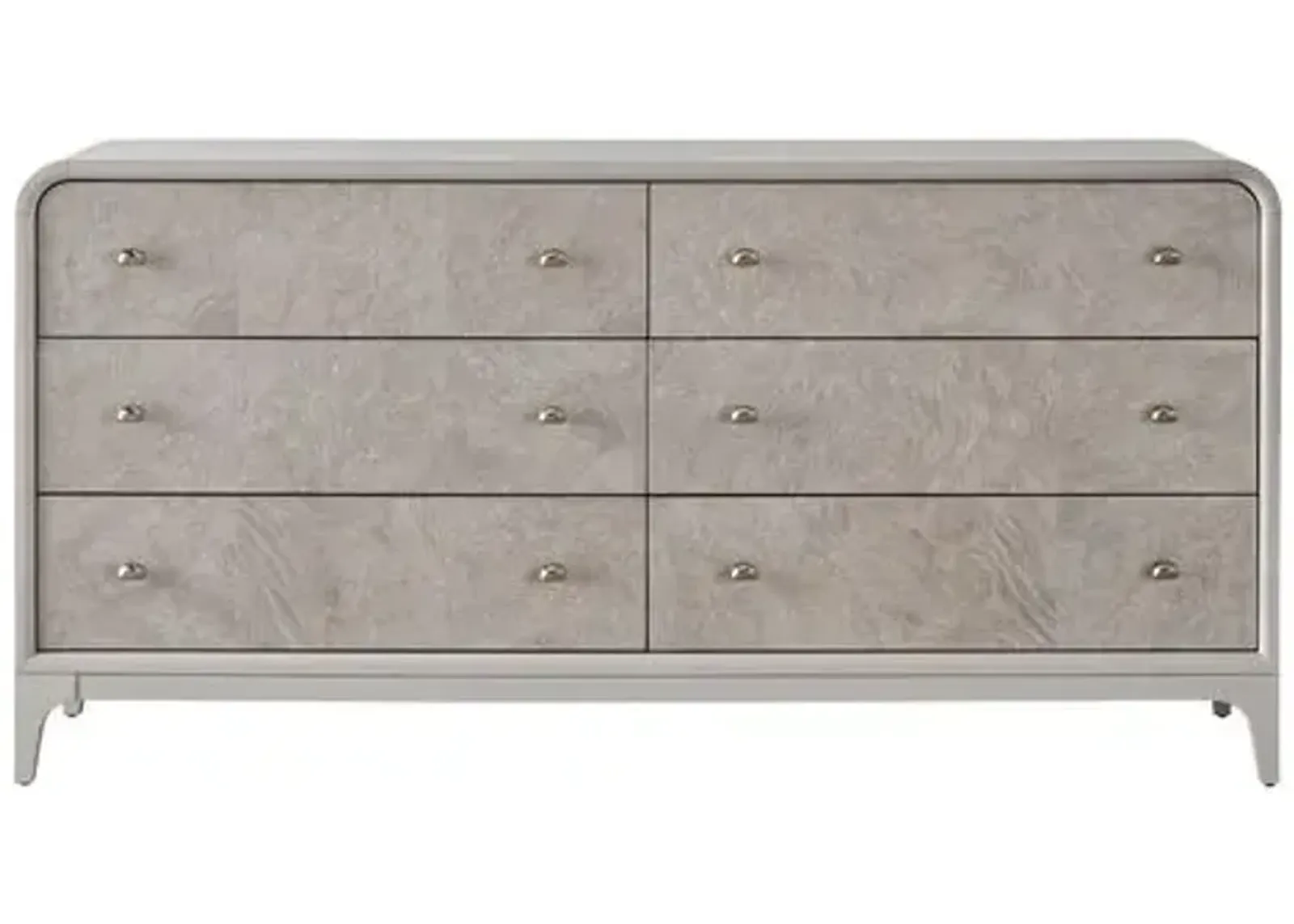 Tranquility Immersion 6-Drawer Burl Dresser - Gray Moonstone - Miranda Kerr Home