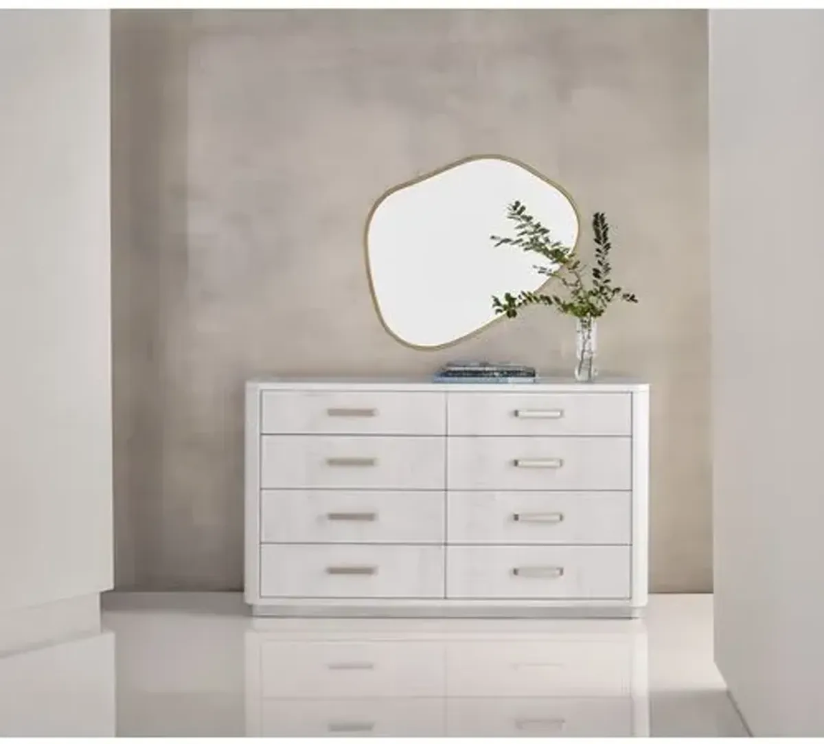 Tranquility Adore 8-Drawer Dresser - Blanc Sycamore - Miranda Kerr Home - White