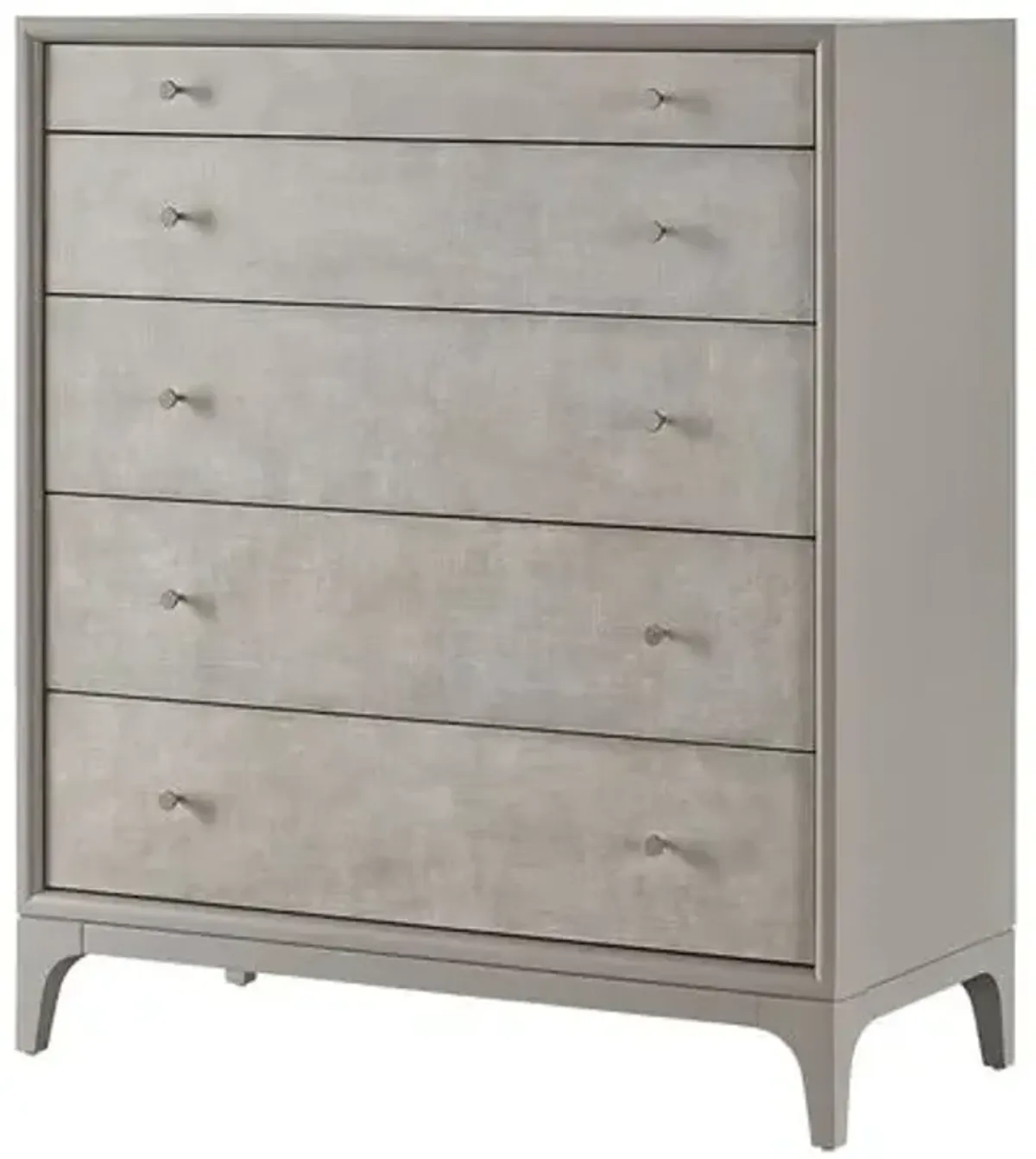 Tranquiity 5-Drawer Chest - Gray Moonstone - Miranda Kerr Home