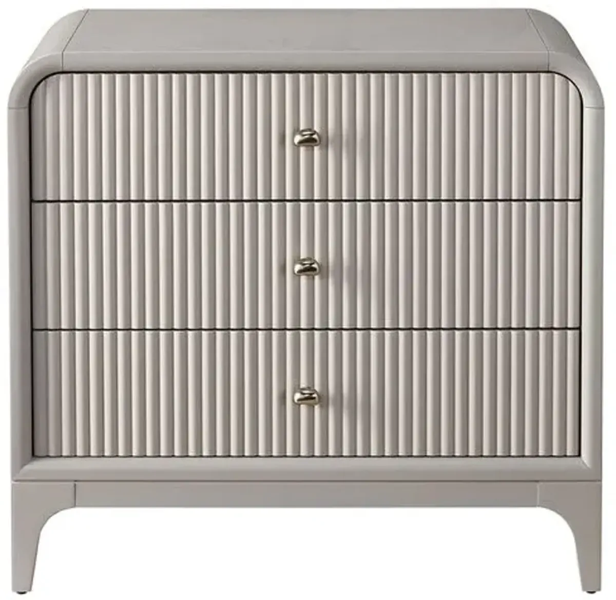 Tranquility Elevation 3-Drawer Nightstand - Gray Moonstone - Miranda Kerr Home