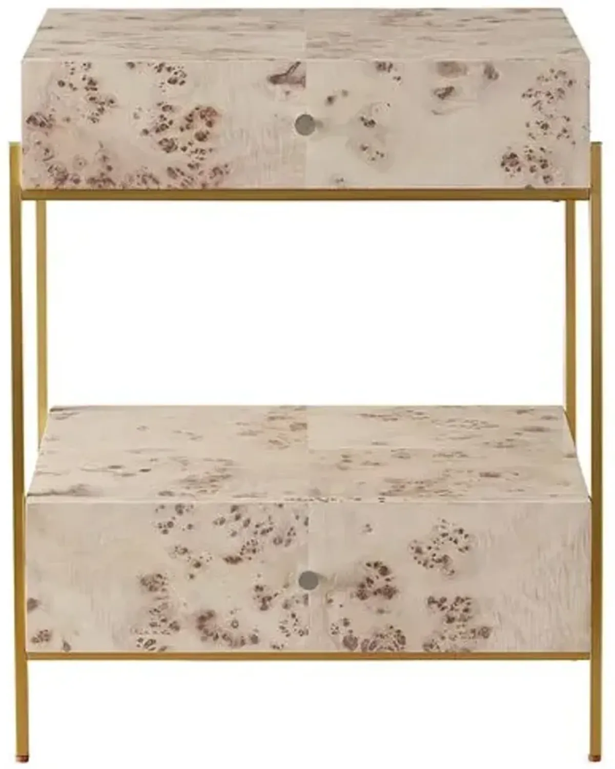 Tranquility 2-Drawer Nightstand - Mappa Burl - Miranda Kerr Home