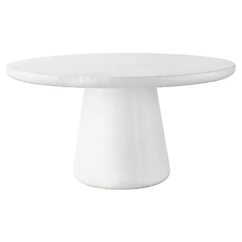 Tranquility Truffle 60" Round Dining Table - Milky Mushroom - Miranda Kerr Home