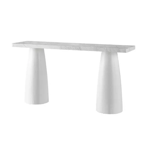 Tranquility Harmony White Carrara Console - Milky Mushroom - Miranda Kerr Home