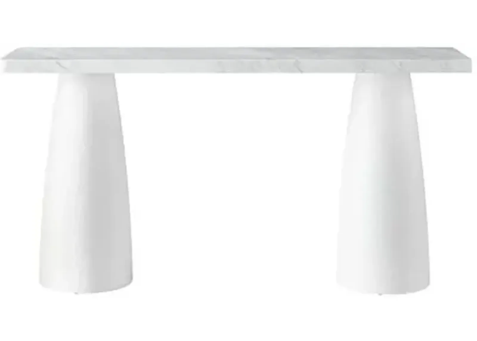 Tranquility Harmony White Carrara Console - Milky Mushroom - Miranda Kerr Home