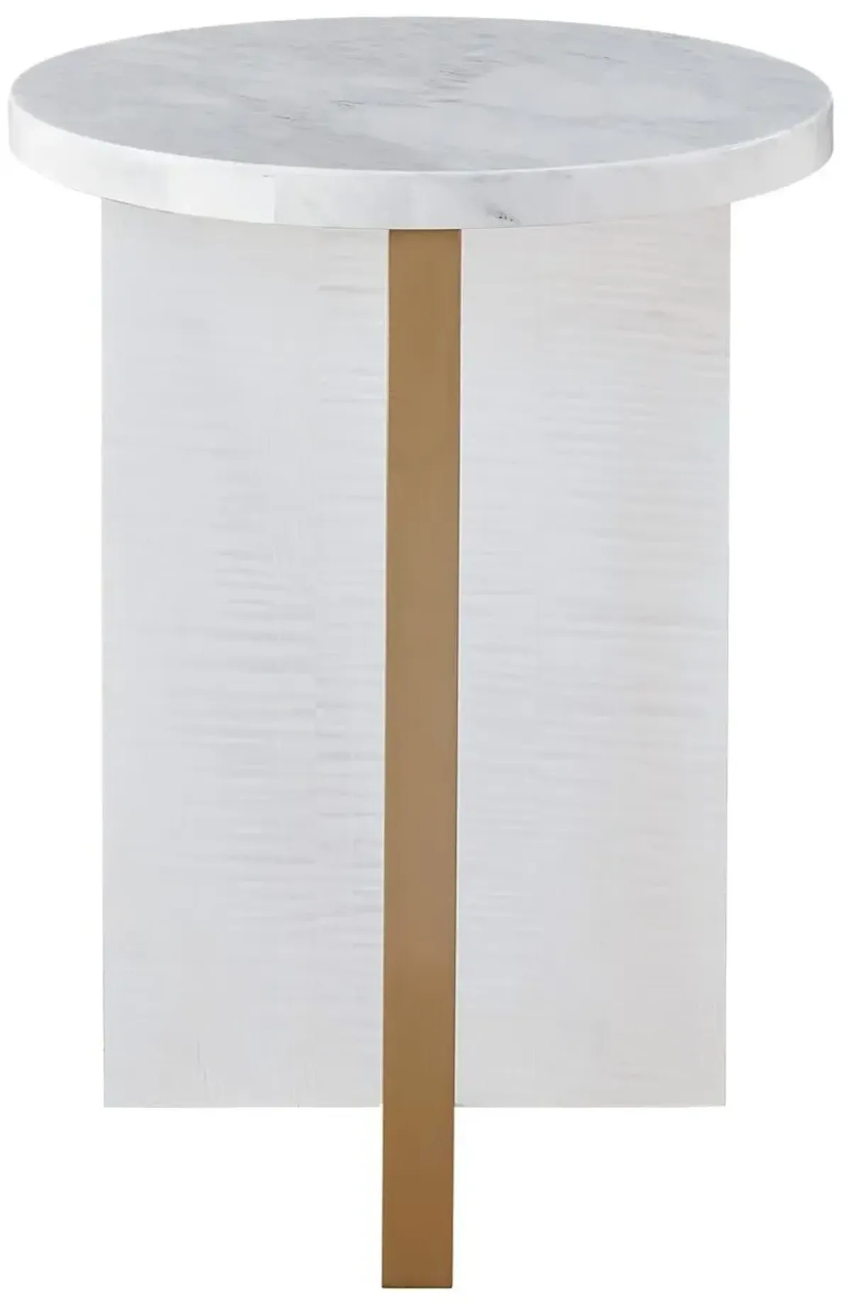 Tranquility Reverie Round Accent Table, Blanc Sycamore