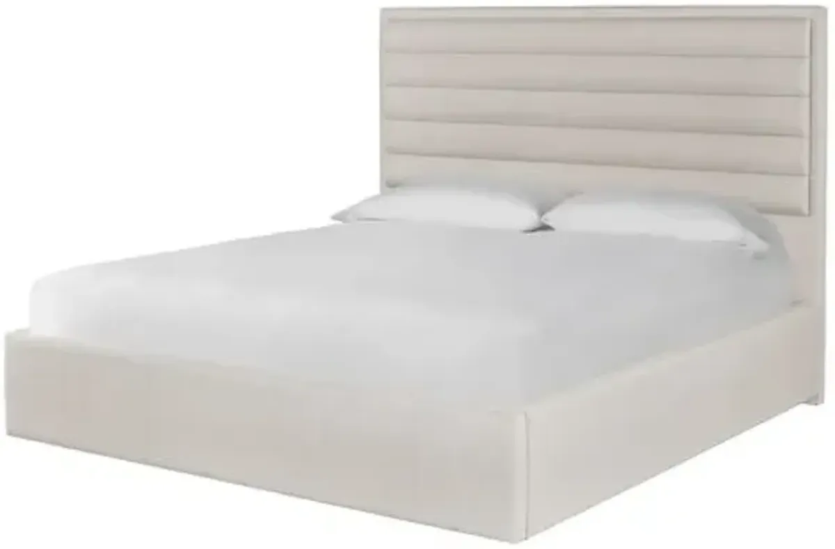 Tranquility Upholstered Bed - Cottony Ivory - Miranda Kerr Home