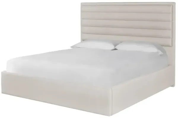 Tranquility Upholstered Bed, Cottony Ivory
