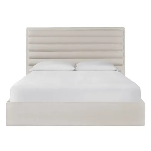 Tranquility Upholstered Bed - Cottony Ivory - Miranda Kerr Home