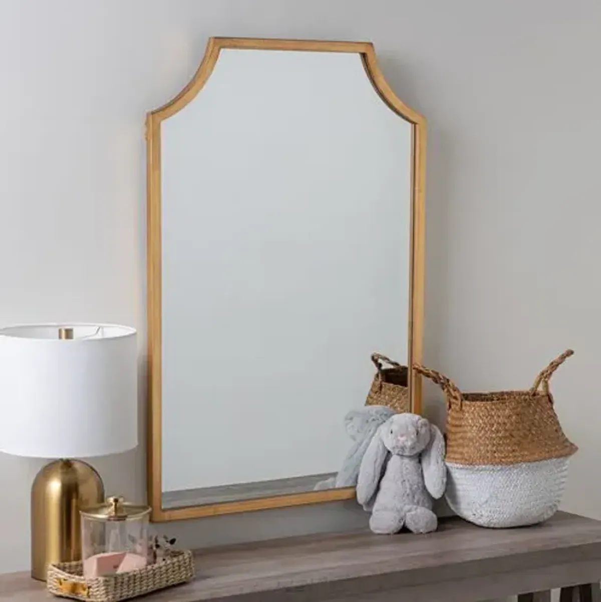 Skyler Wall Mirror - Gold Leaf