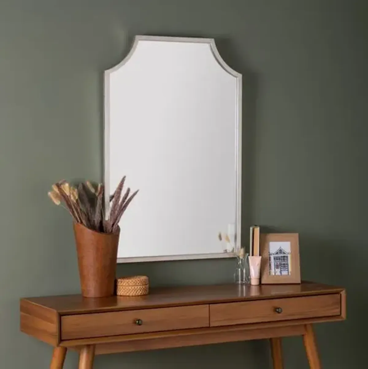 Skyler Wall Mirror - Silver Leaf