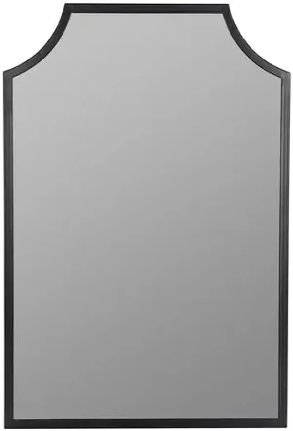 Skyler Wall Mirror - Matte Black