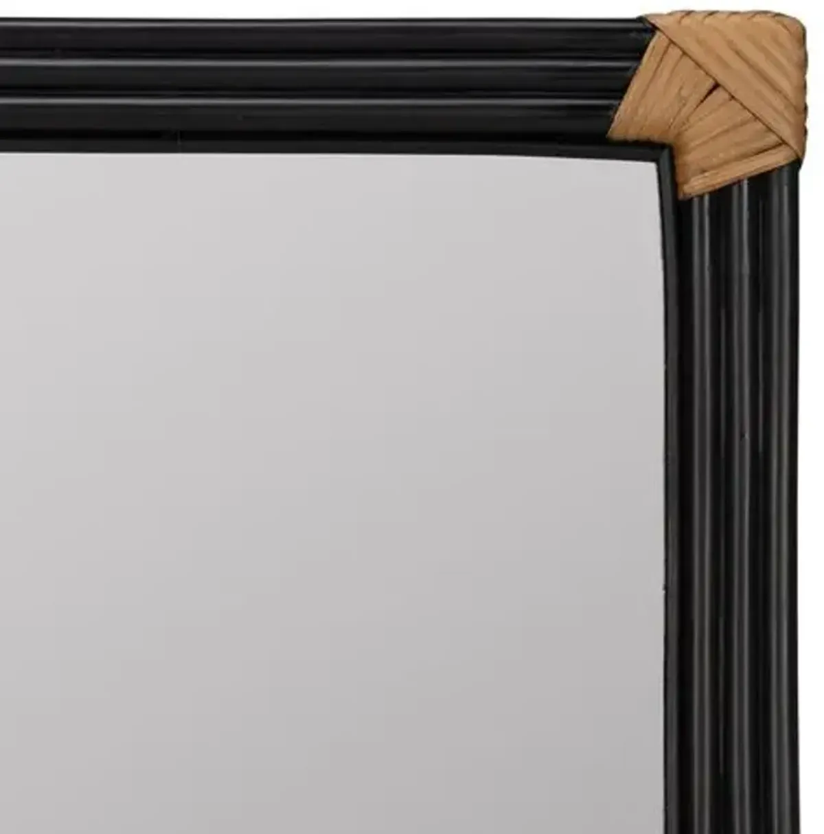 Luca Wall Mirror - Black/Natural