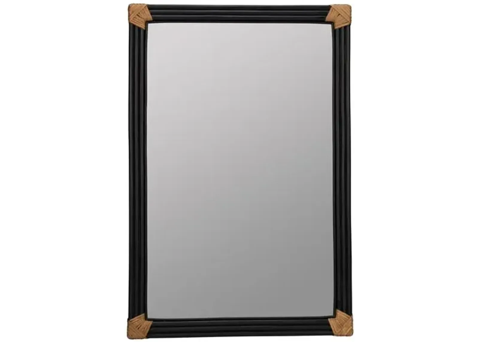 Luca Wall Mirror - Black/Natural