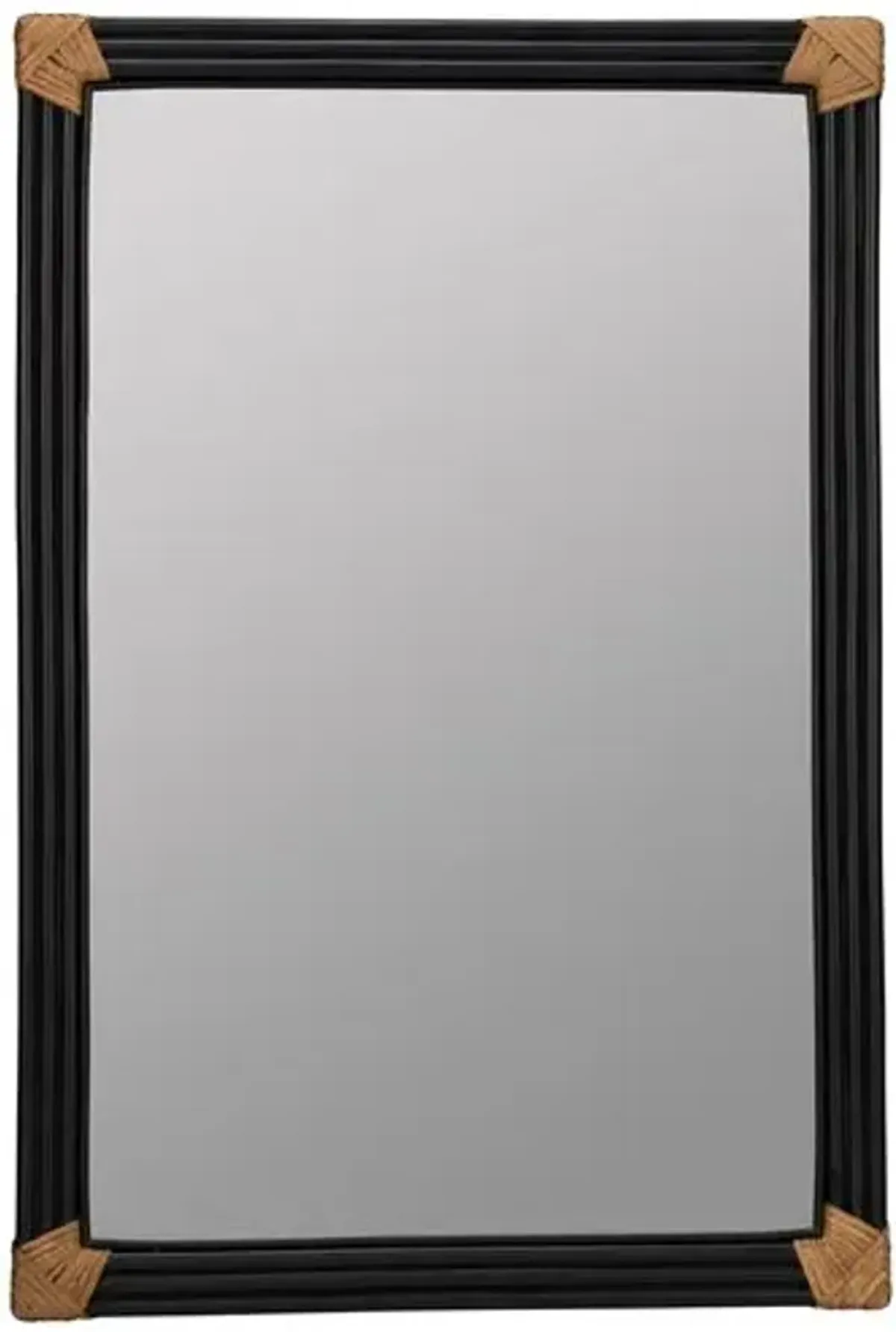 Luca Wall Mirror - Black/Natural