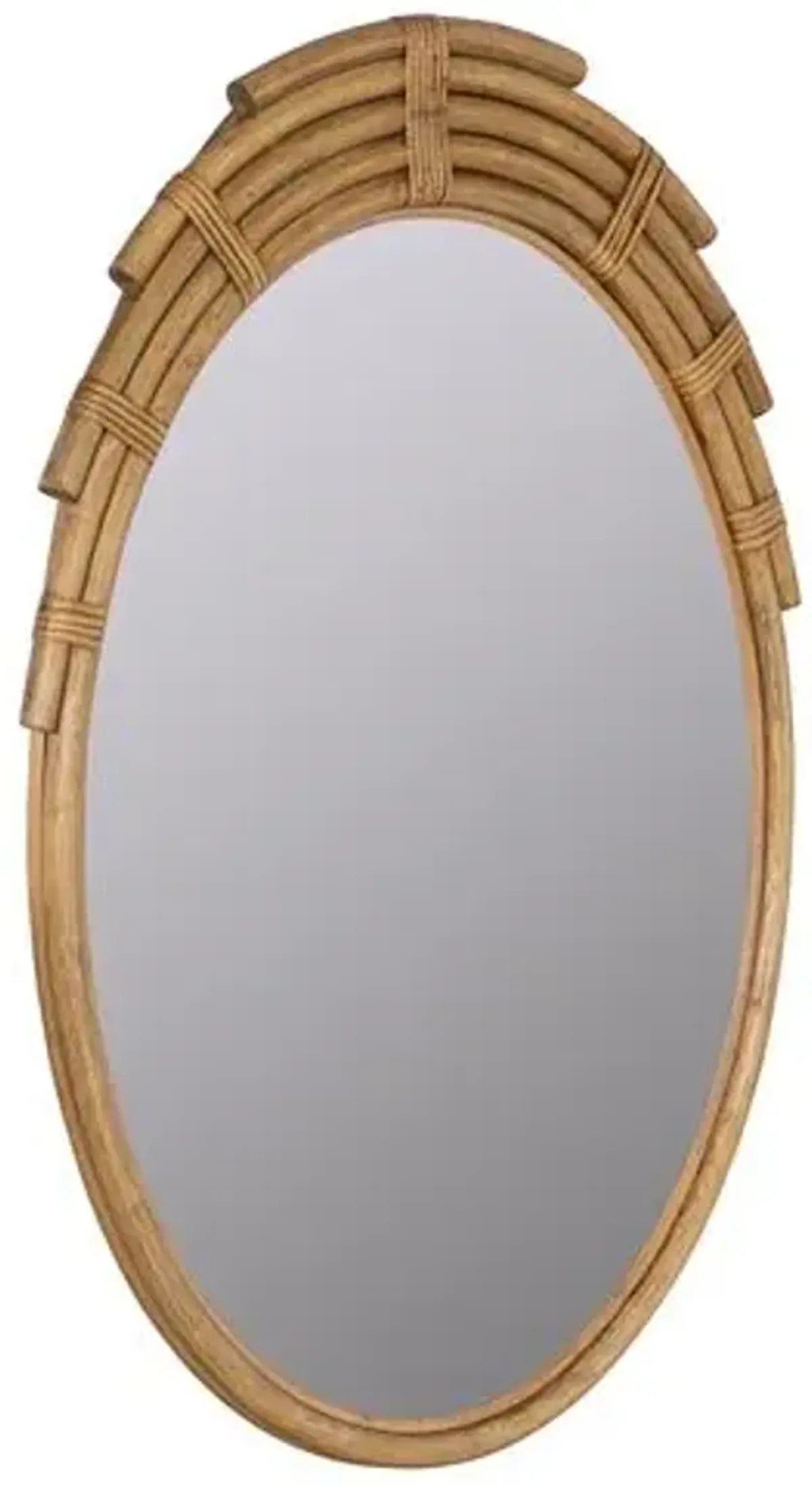 Derek Rattan Wall Mirror - Natural