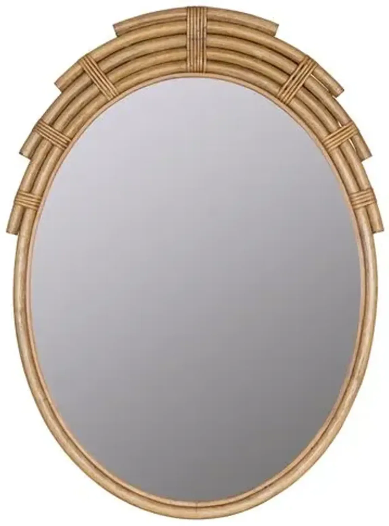 Derek Rattan Wall Mirror - Natural