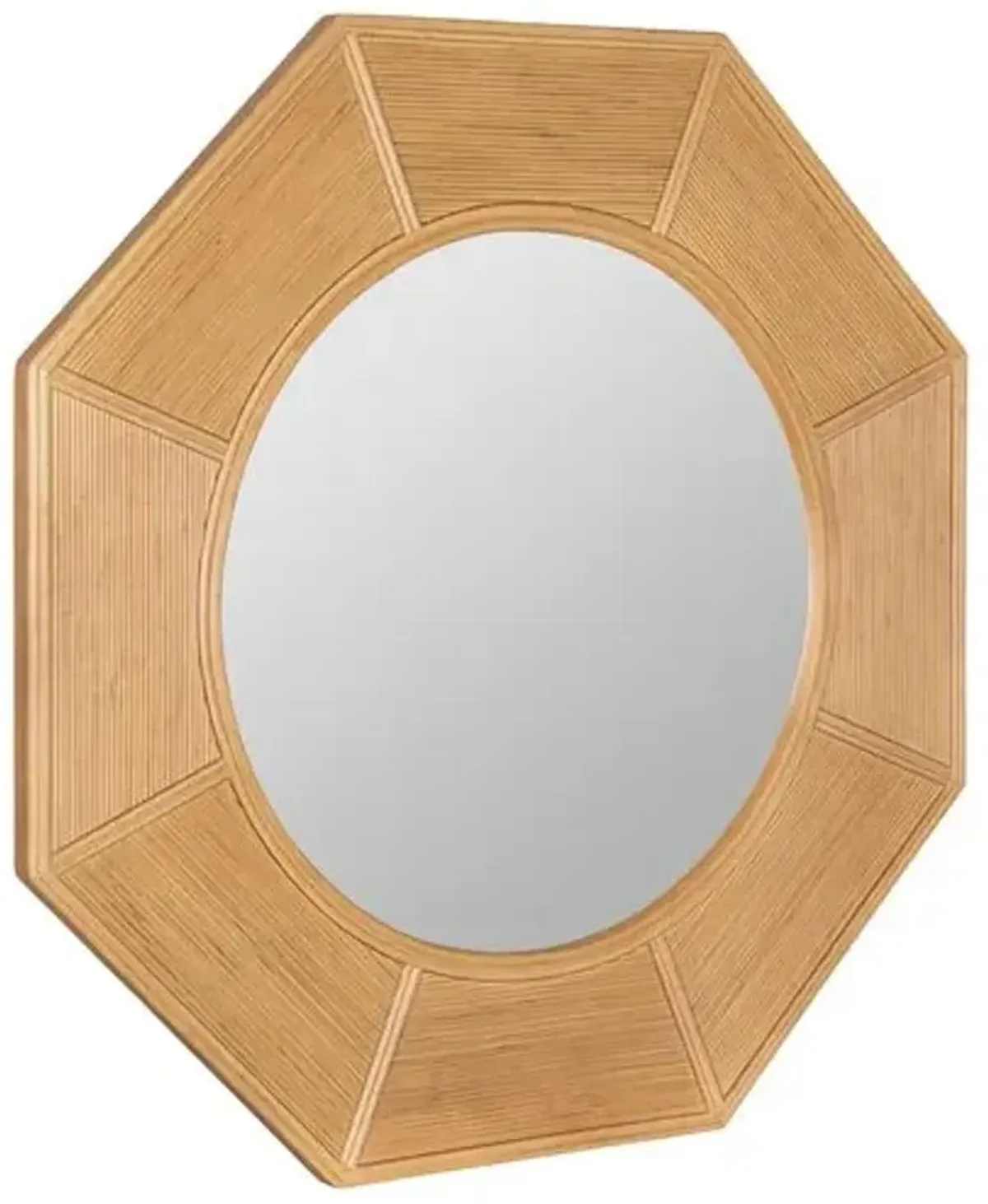 Kira Octagonal Wall Mirror - Natural