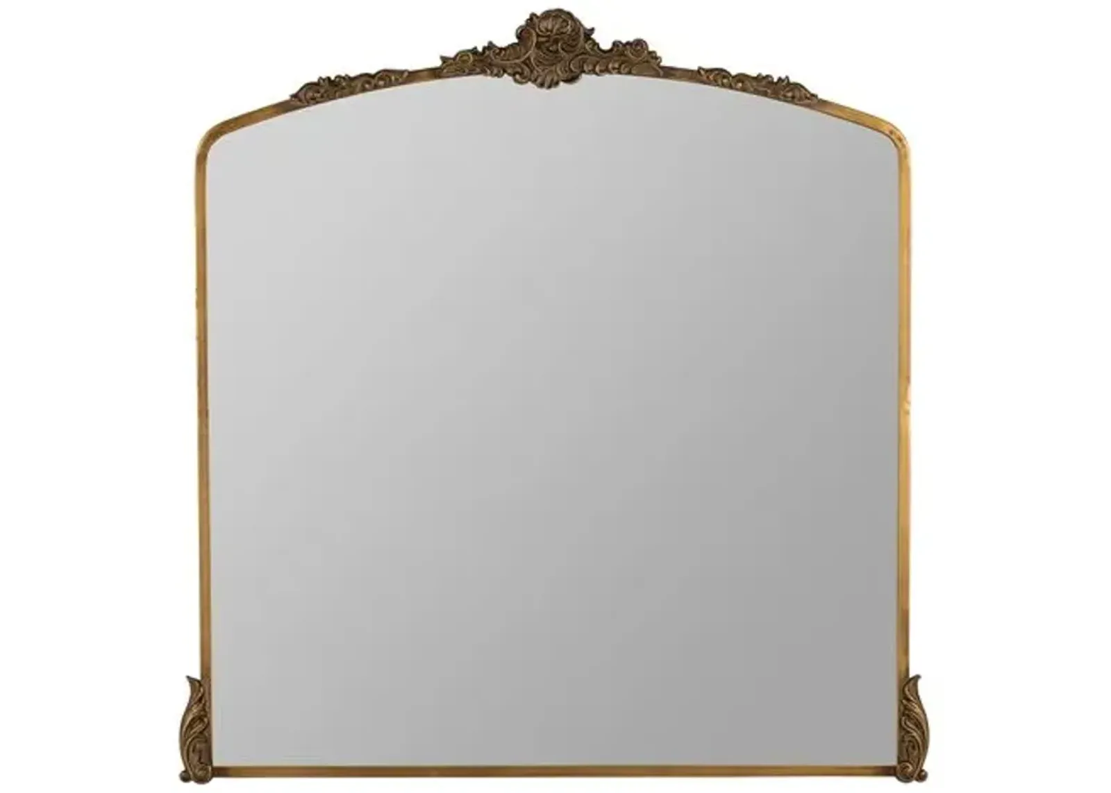 Arabella Ornate Mantle Mirror - Antique Gold