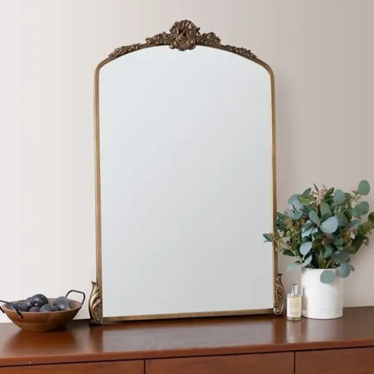 Arabella Ornate Wall Mirror - Antique Gold