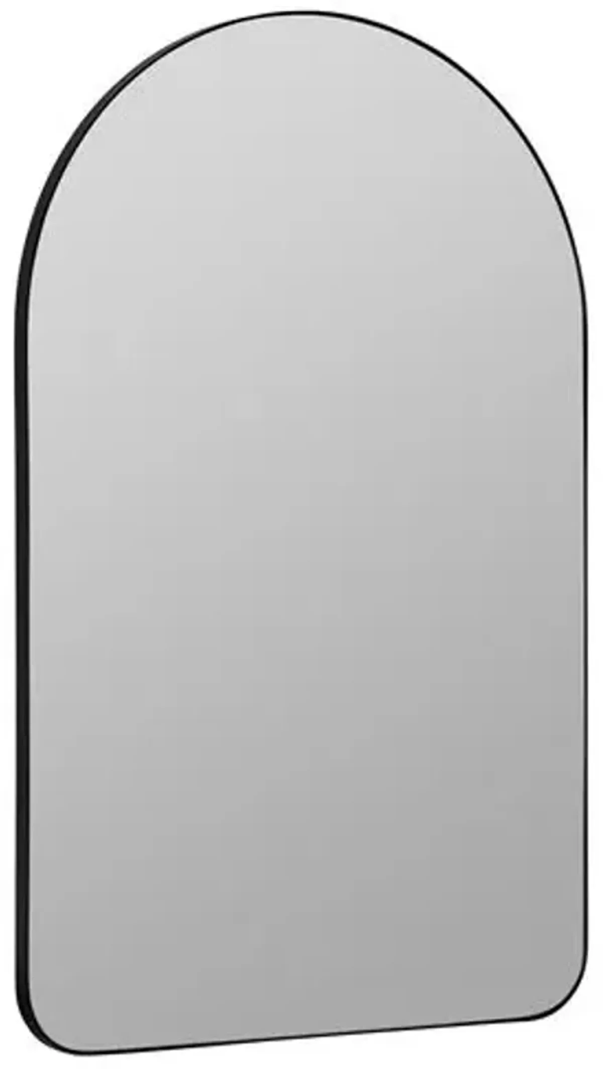 Grayson Arched Wall Mirror - Matte Black