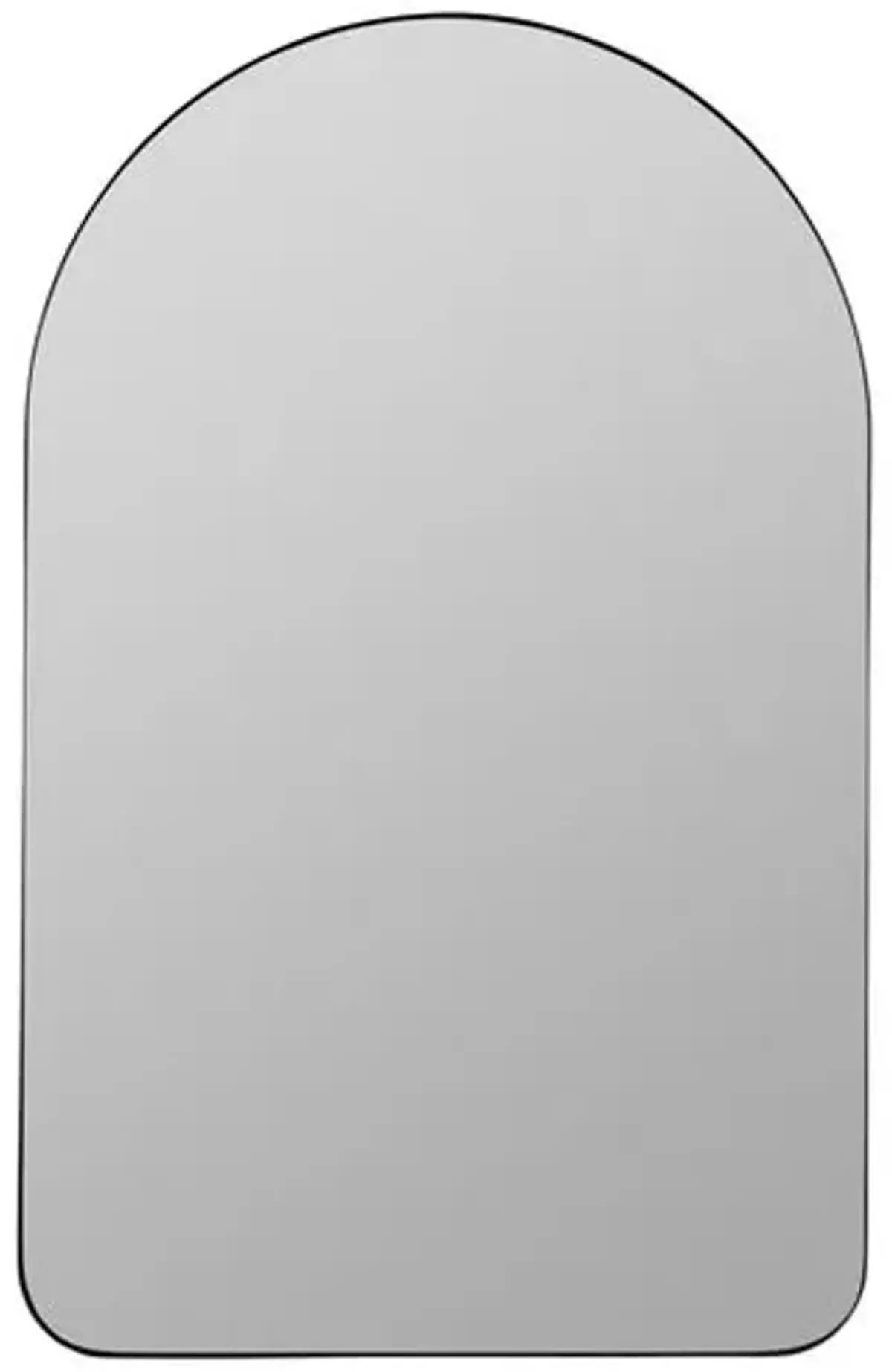 Grayson Arched Wall Mirror - Matte Black