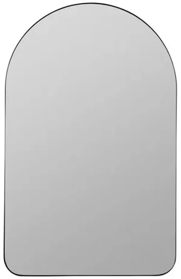 Grayson Arched Wall Mirror - Matte Black