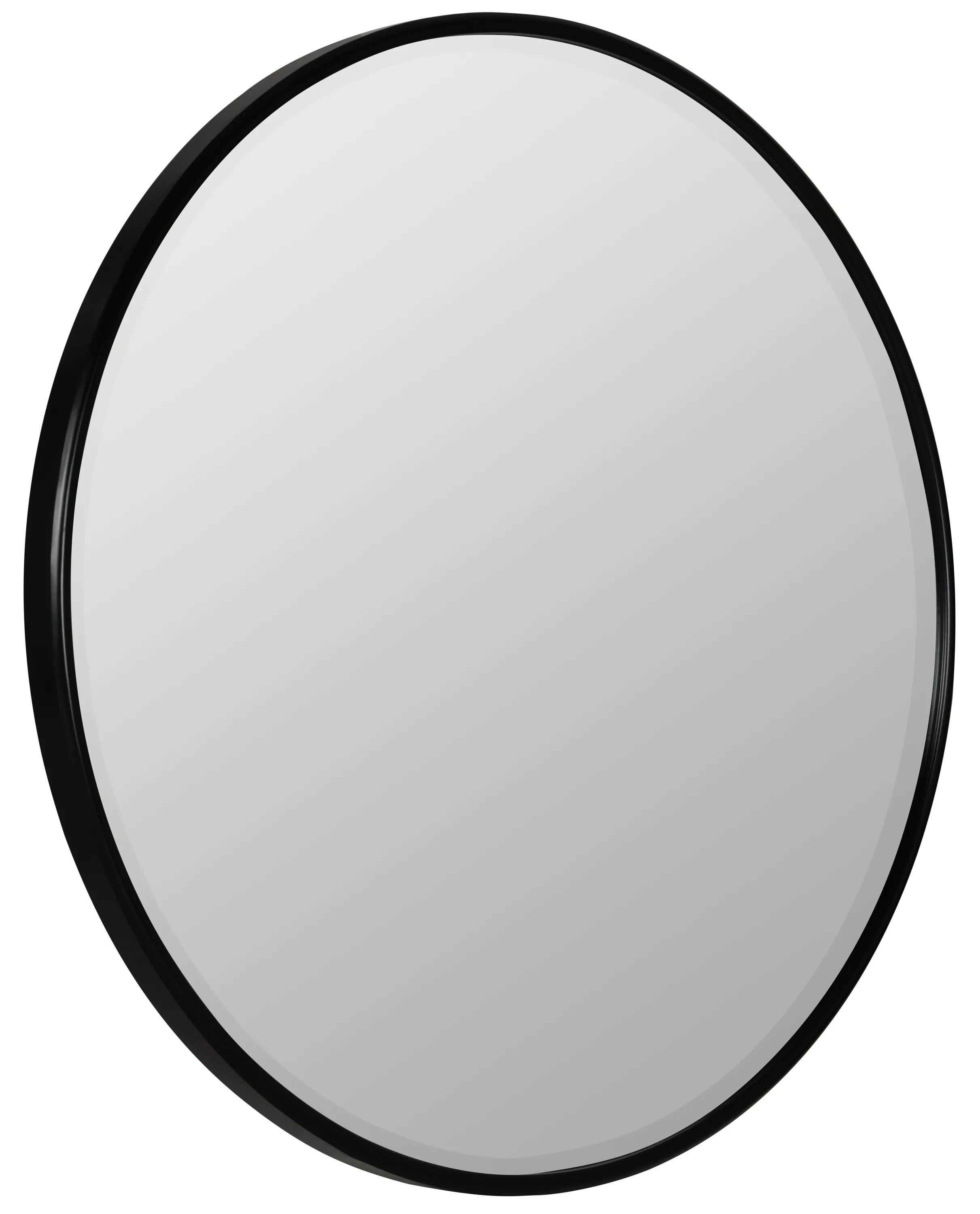 Jemma Round Wall Mirror - Matte Black