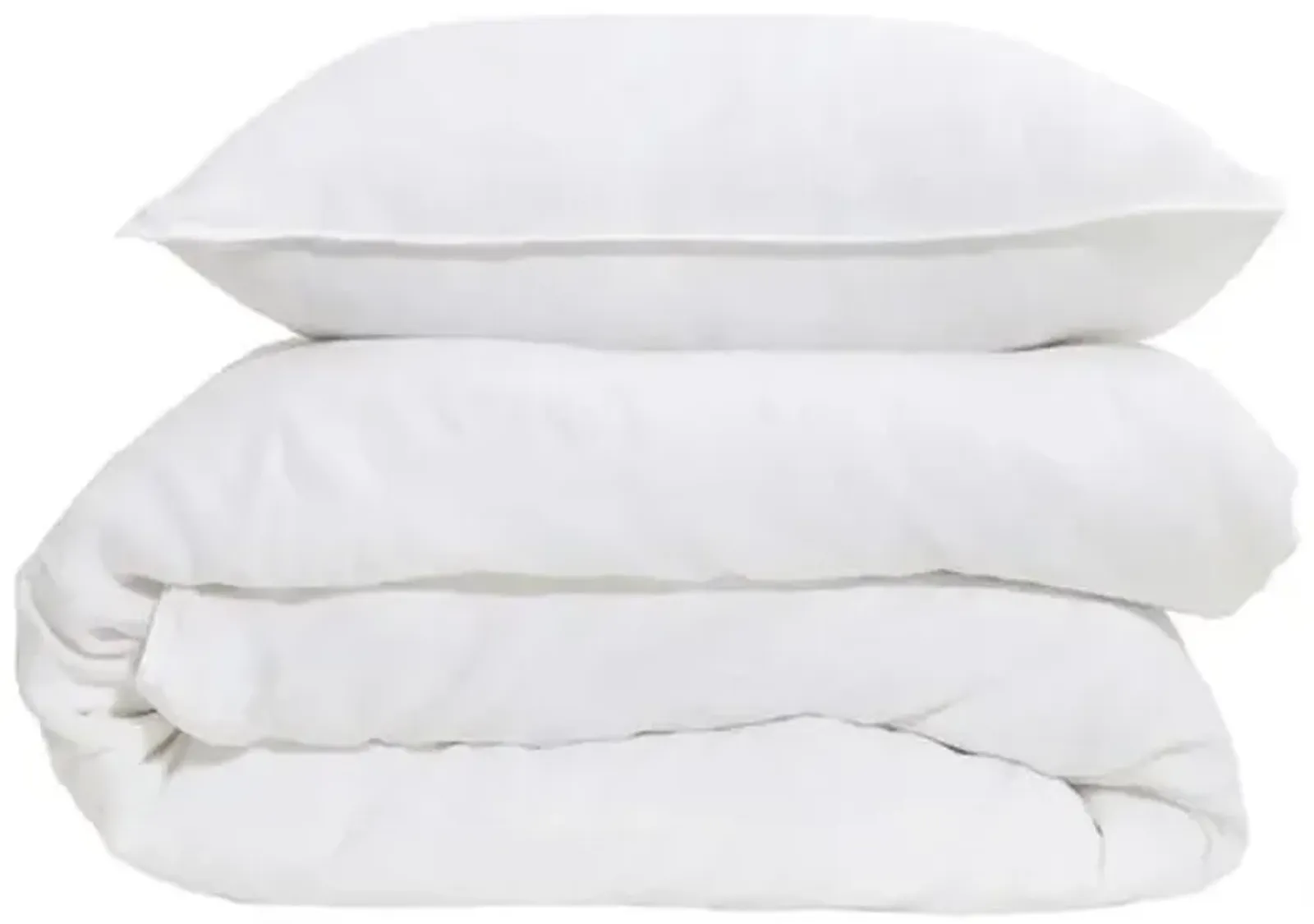 Parker Linen Duvet Set - Pom Pom at Home - White