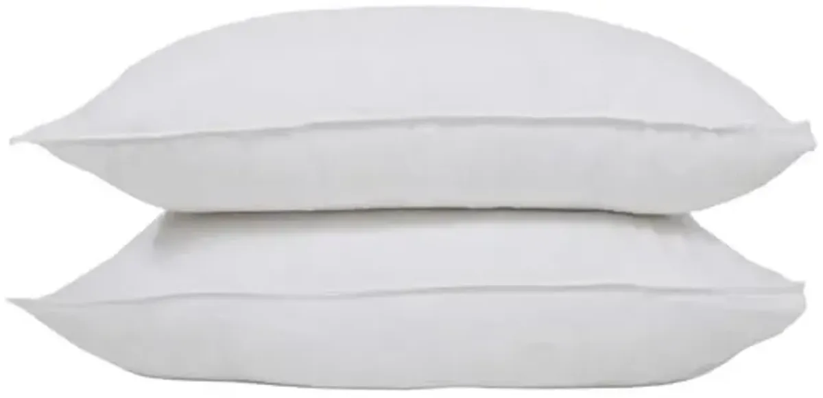 Parker Linen Duvet Set - Pom Pom at Home - White