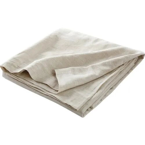 Linen Sheet Set - Pom Pom at Home - Beige, 300 Thread Count, Egyptian Cotton Sateen, Soft and Luxurious