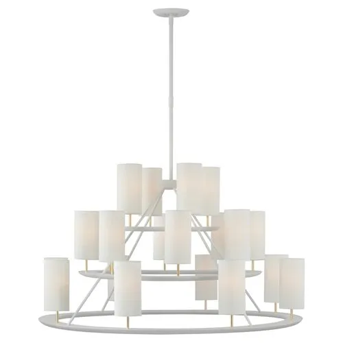 Visual Comfort - Trevi XL 3-Tier Chandelier - White