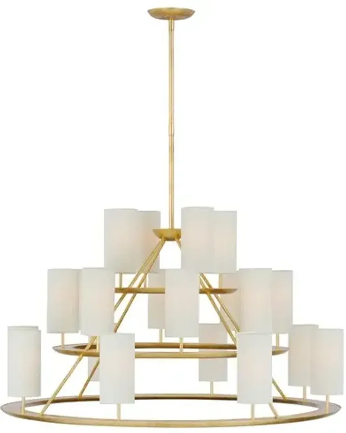 Visual Comfort - Trevi XL 3-Tier Chandelier - Gold