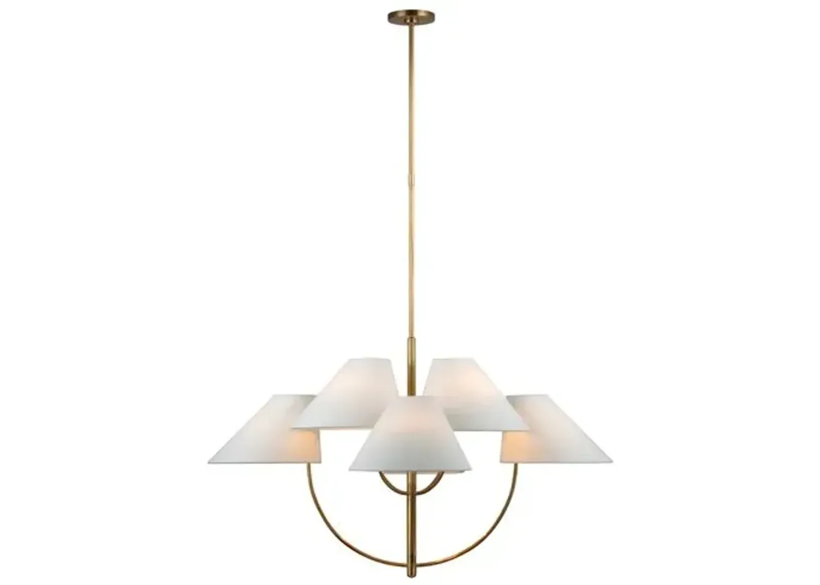 Visual Comfort - Kinsley Large Two-Tier Chandelier - Gold