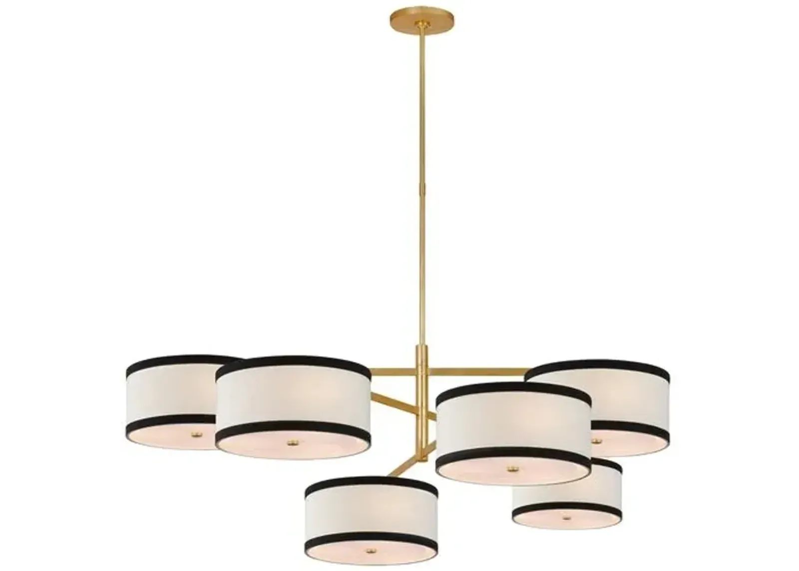 Visual Comfort - Walker XL Offset Chandelier - Gold