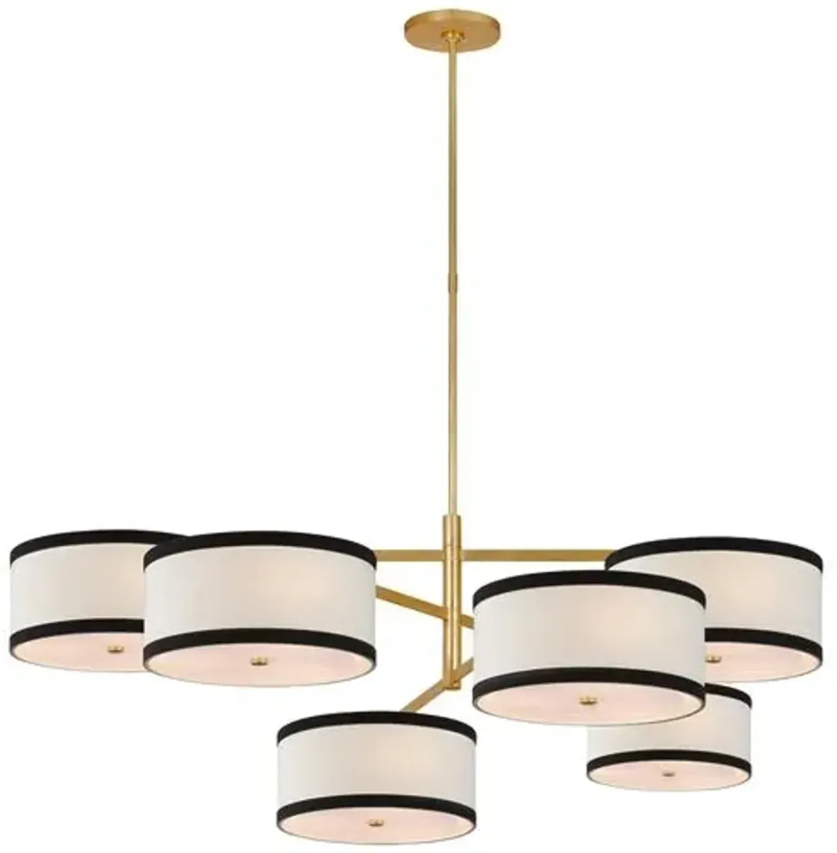 Visual Comfort - Walker XL Offset Chandelier - Gold