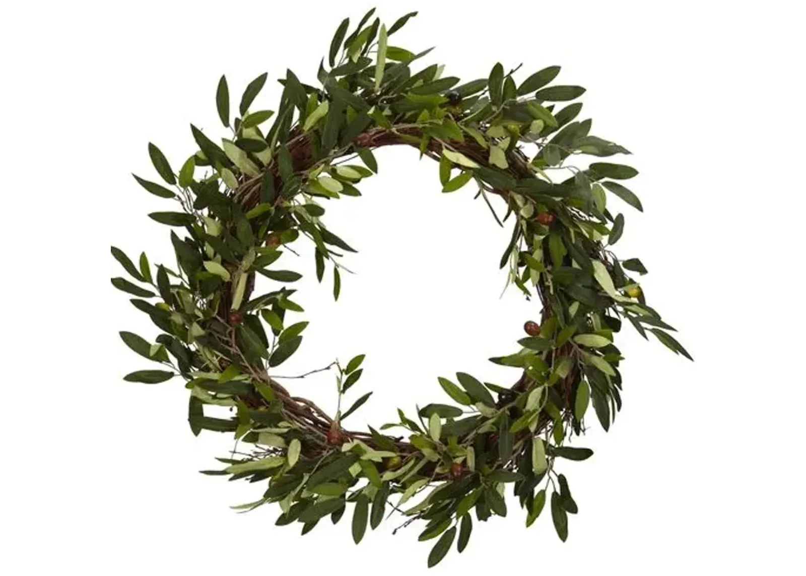 20" Olive Wreath - Green