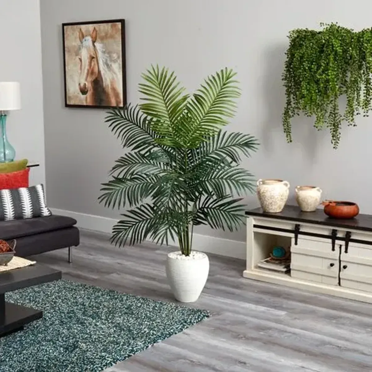 66" Faux Palm Tree - Green