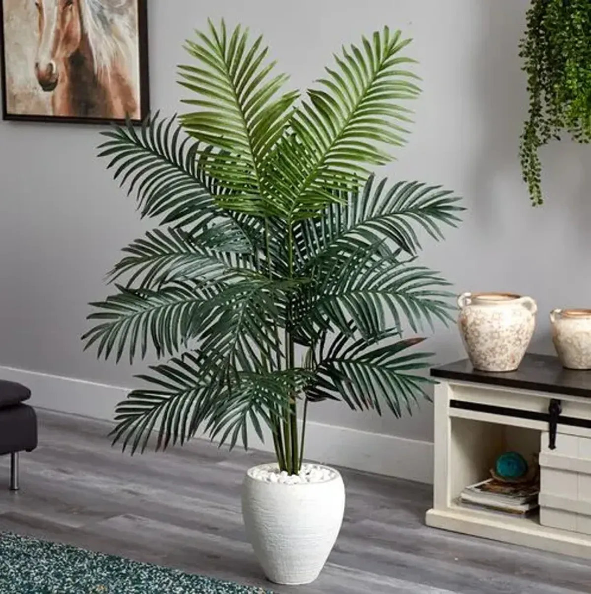 66" Faux Palm Tree - Green