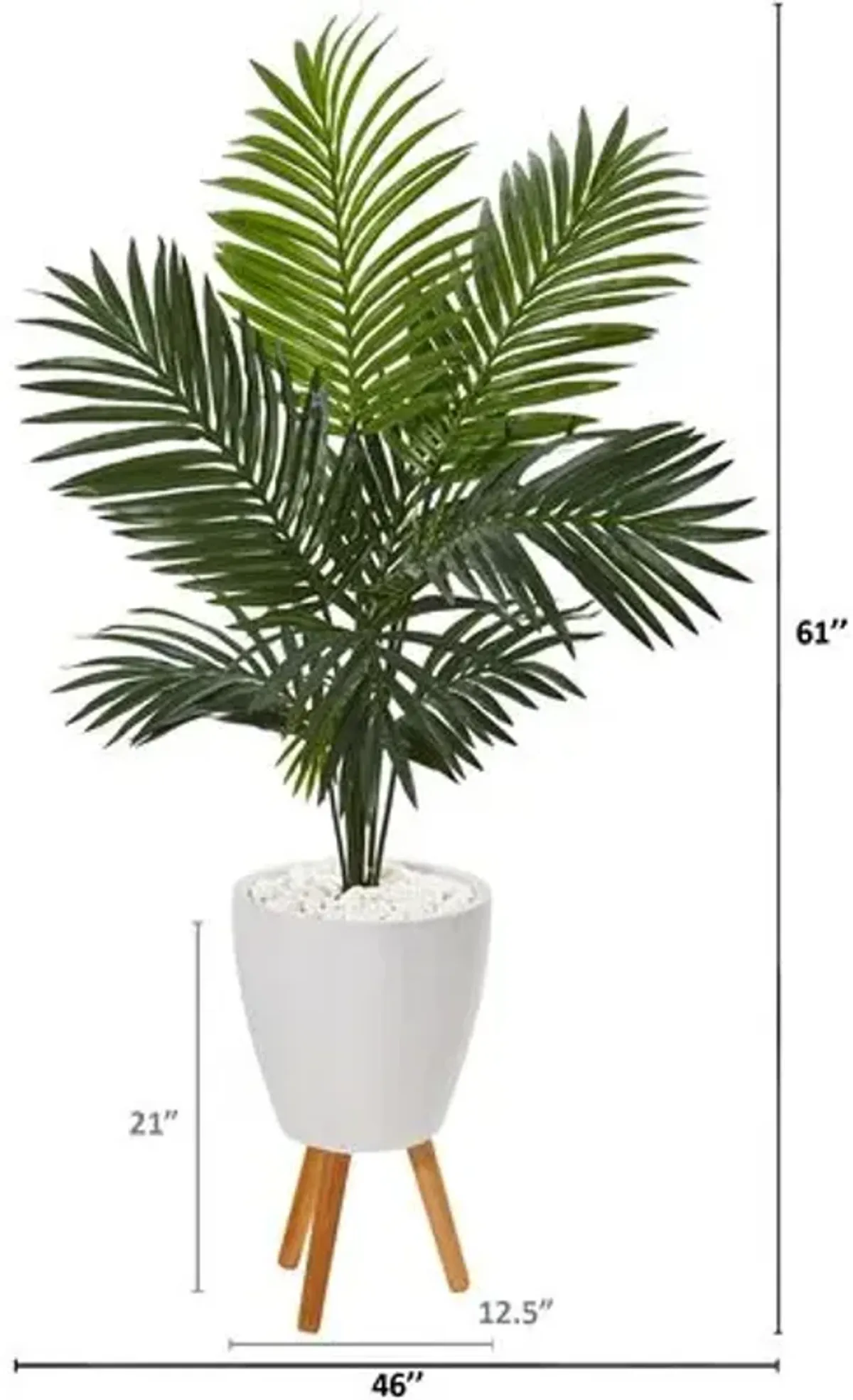 61" Faux Palm Tree - Green