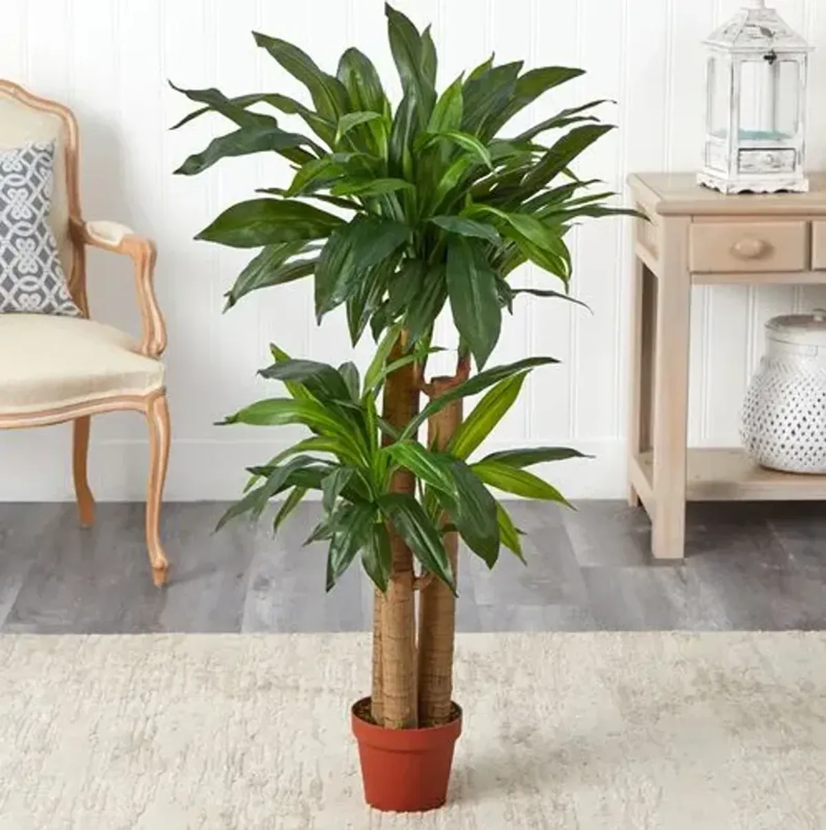 48" Faux Dracaena Tree - Green